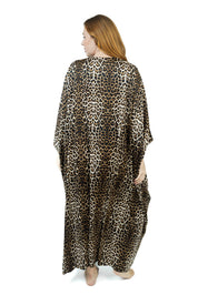 Leopard Print Silk Dress
