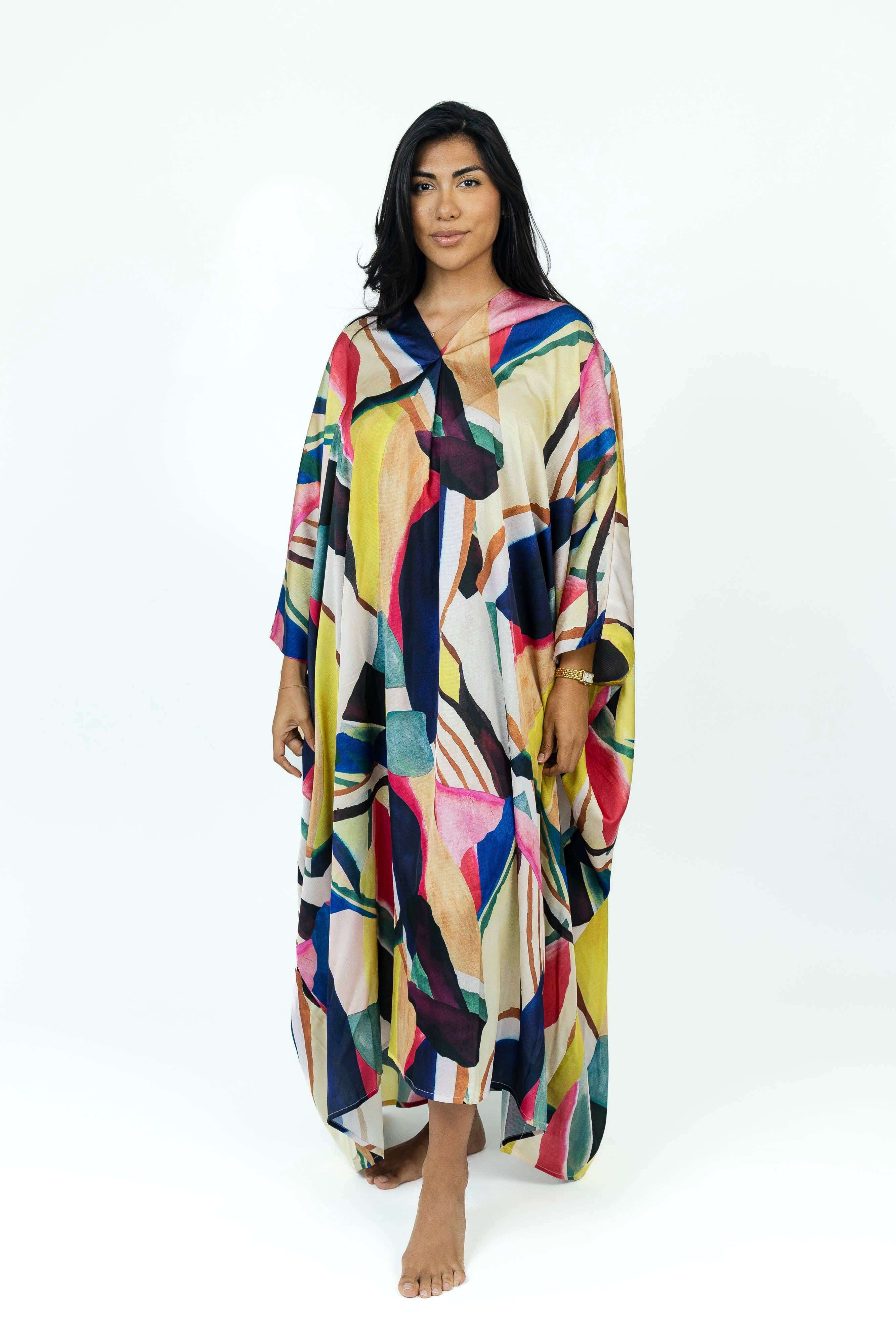 ColorMuse Silk Dress