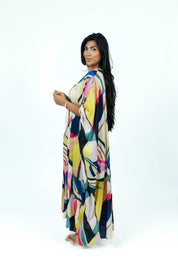 ColorMuse Silk Dress