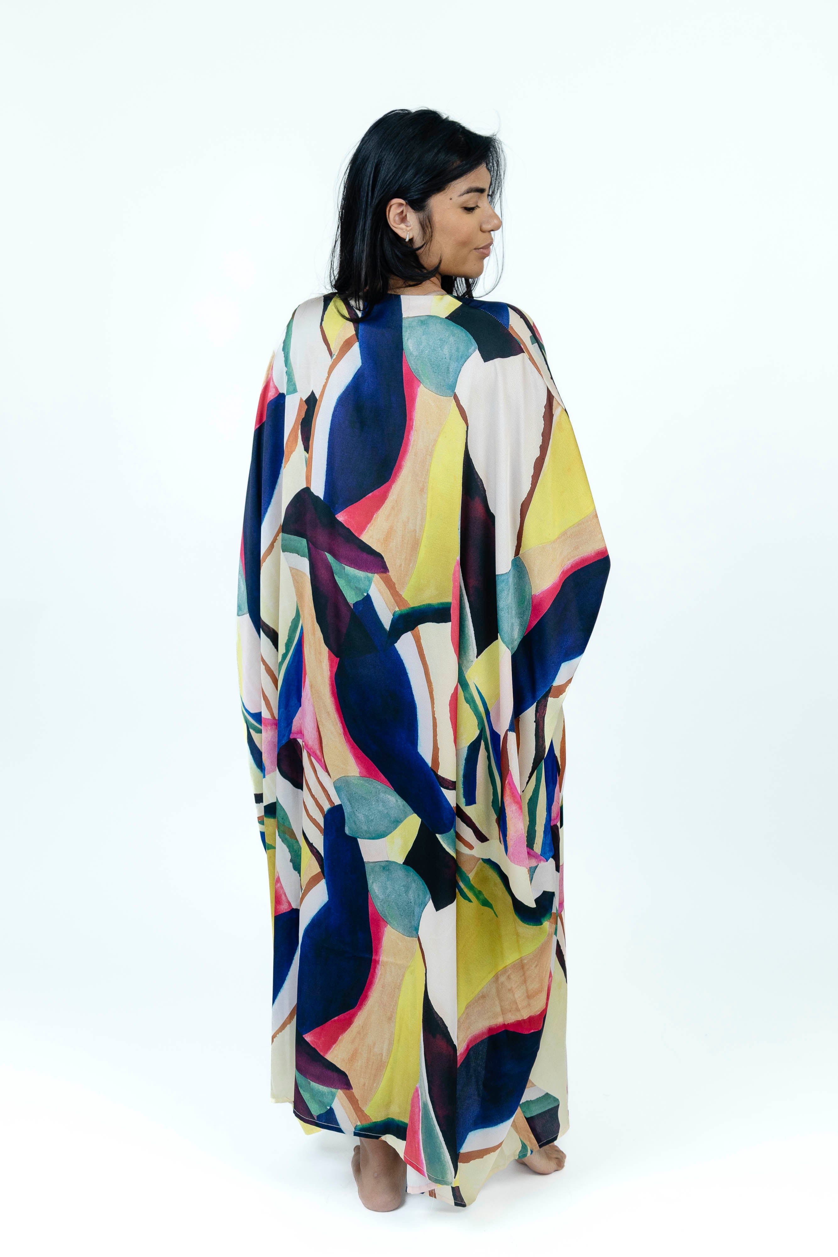 ColorMuse Silk Dress