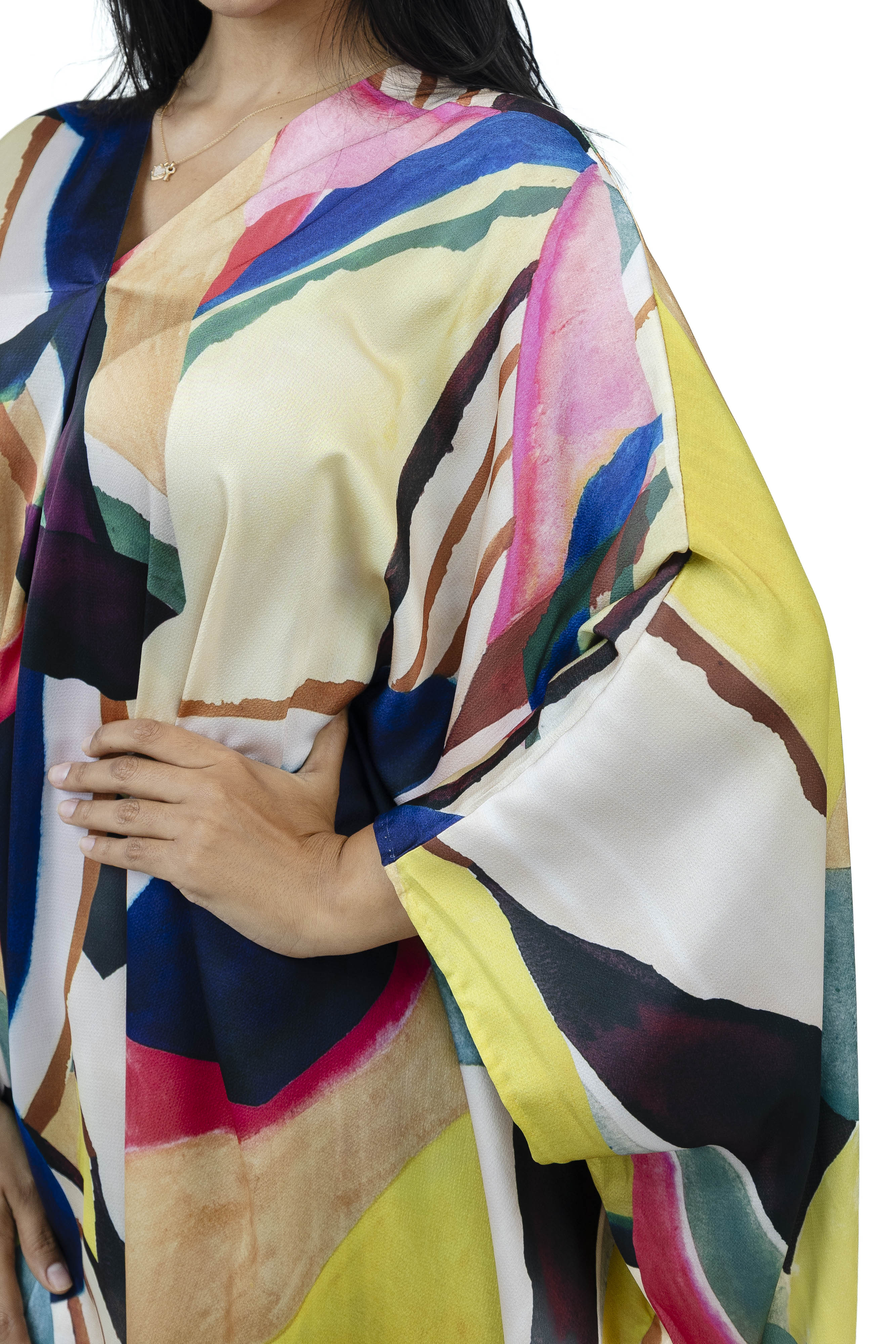 ColorMuse Silk Dress