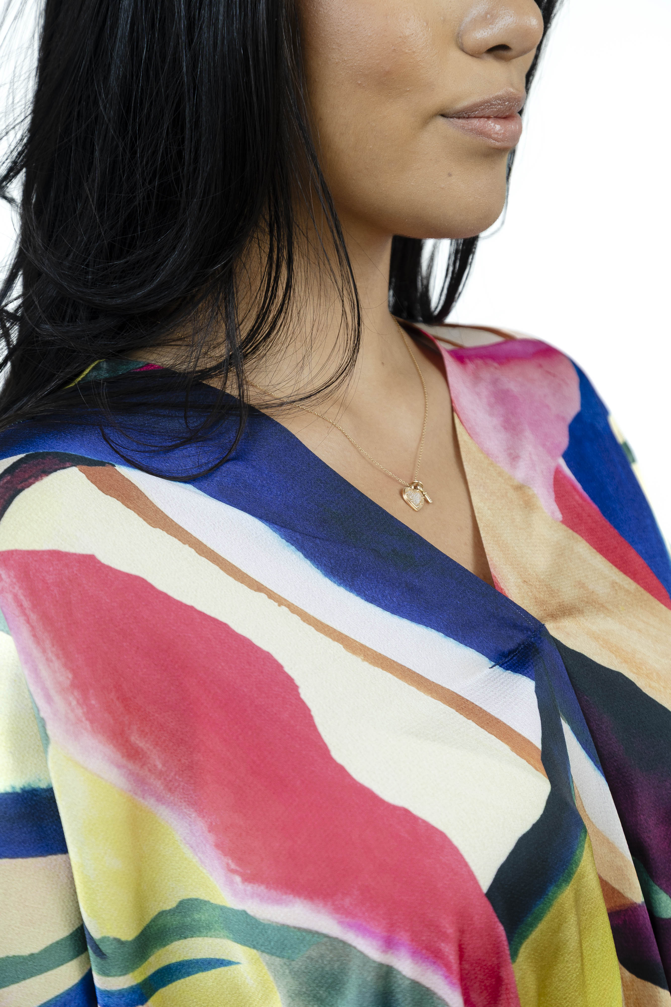 ColorMuse Silk Dress