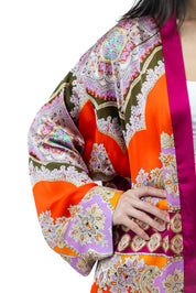 FireOpal Silk Kimono