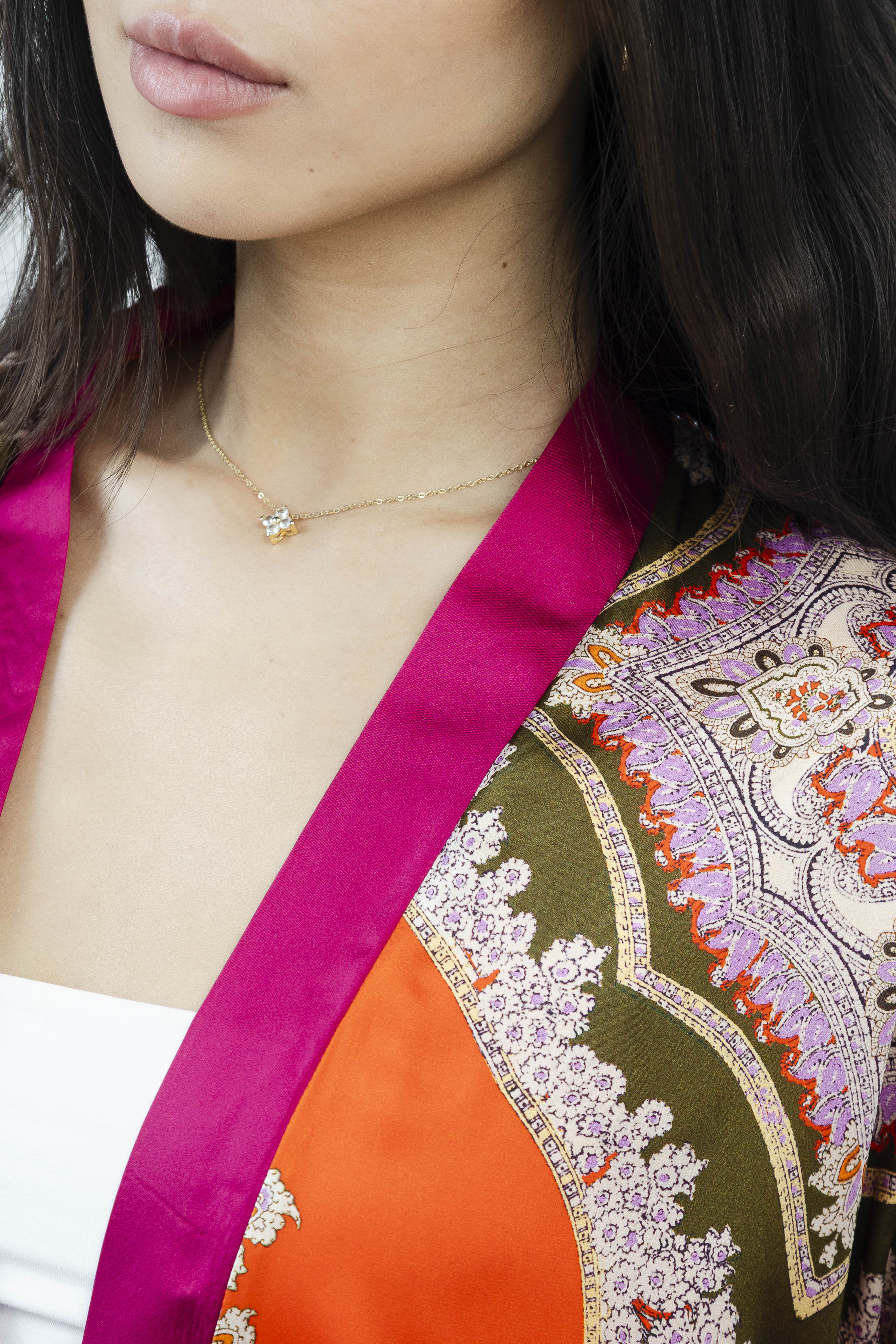 FireOpal Silk Kimono