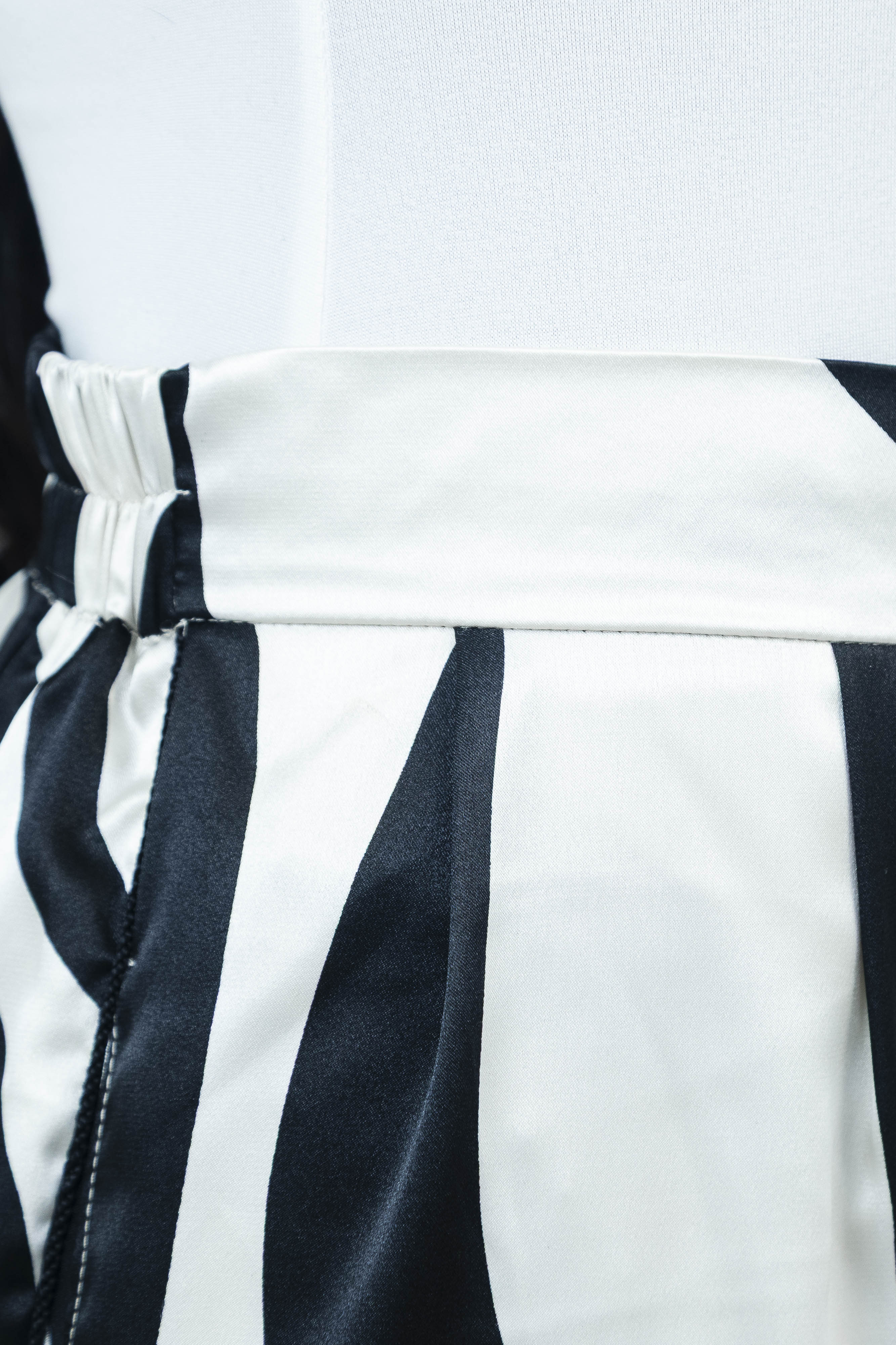 Inkstroke Silk Set | Kimono + Pants