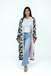 RoséFlora Silk Kimono