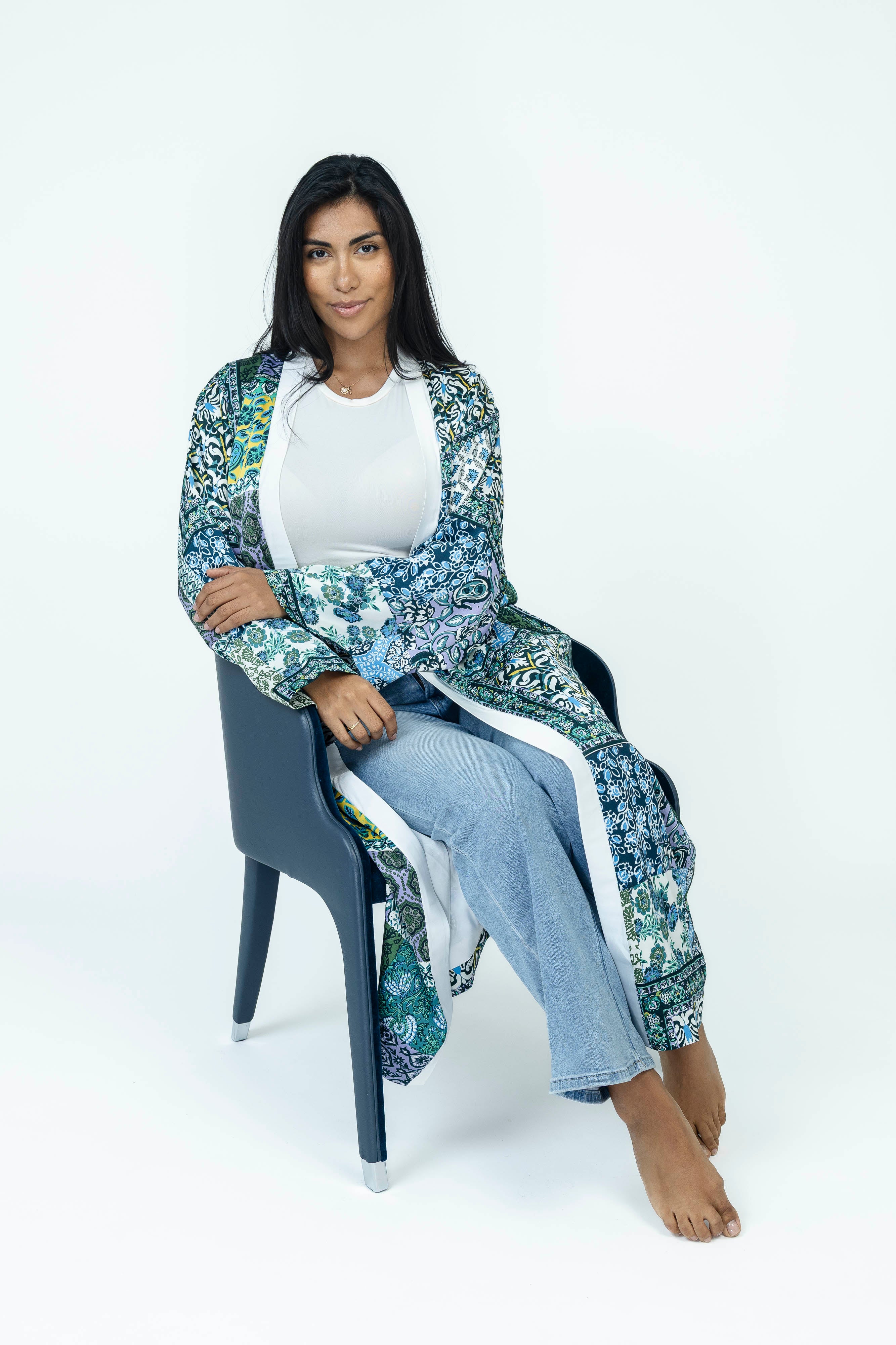 Patchwork Silk Kimono