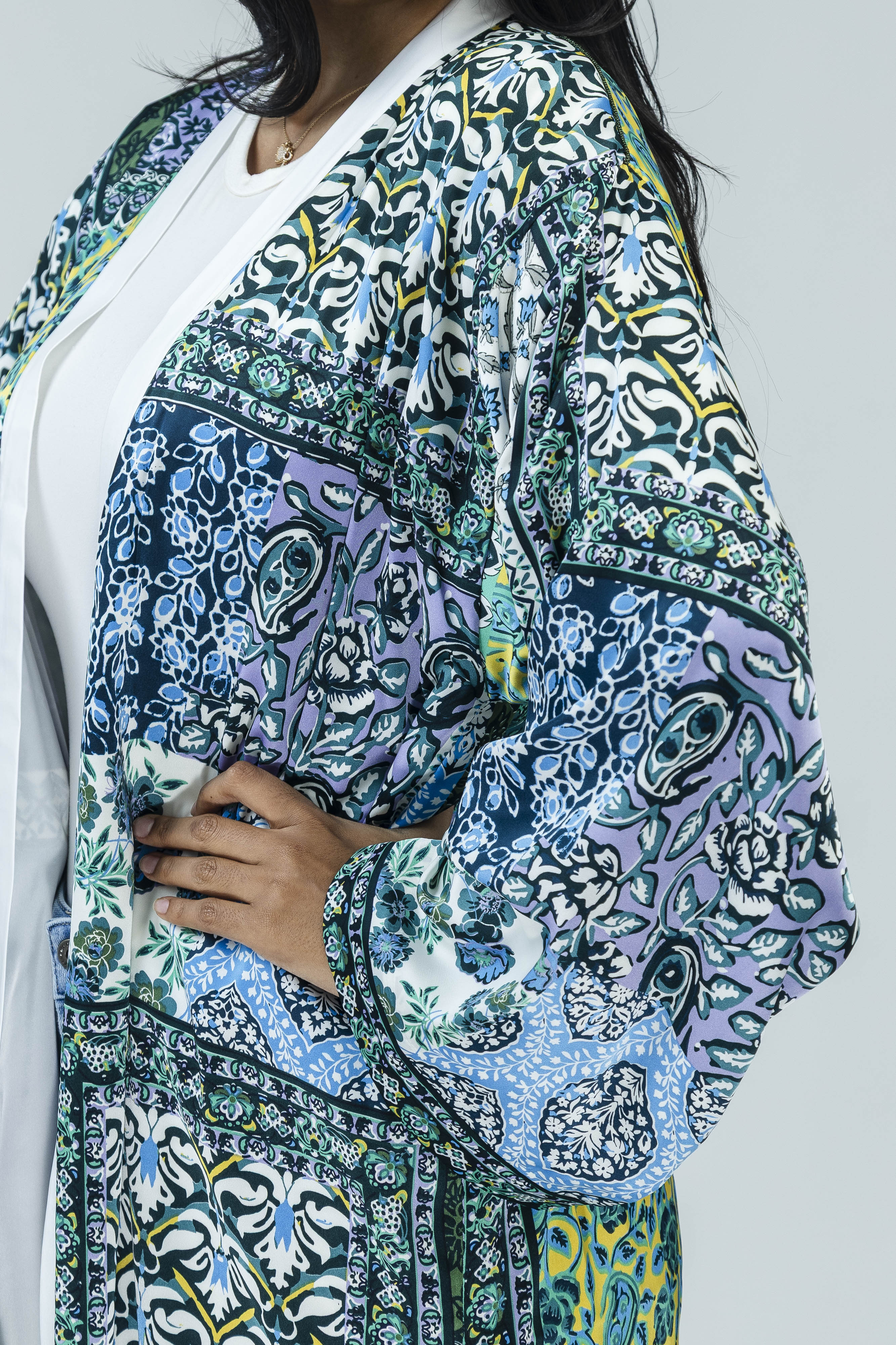 Patchwork Silk Kimono