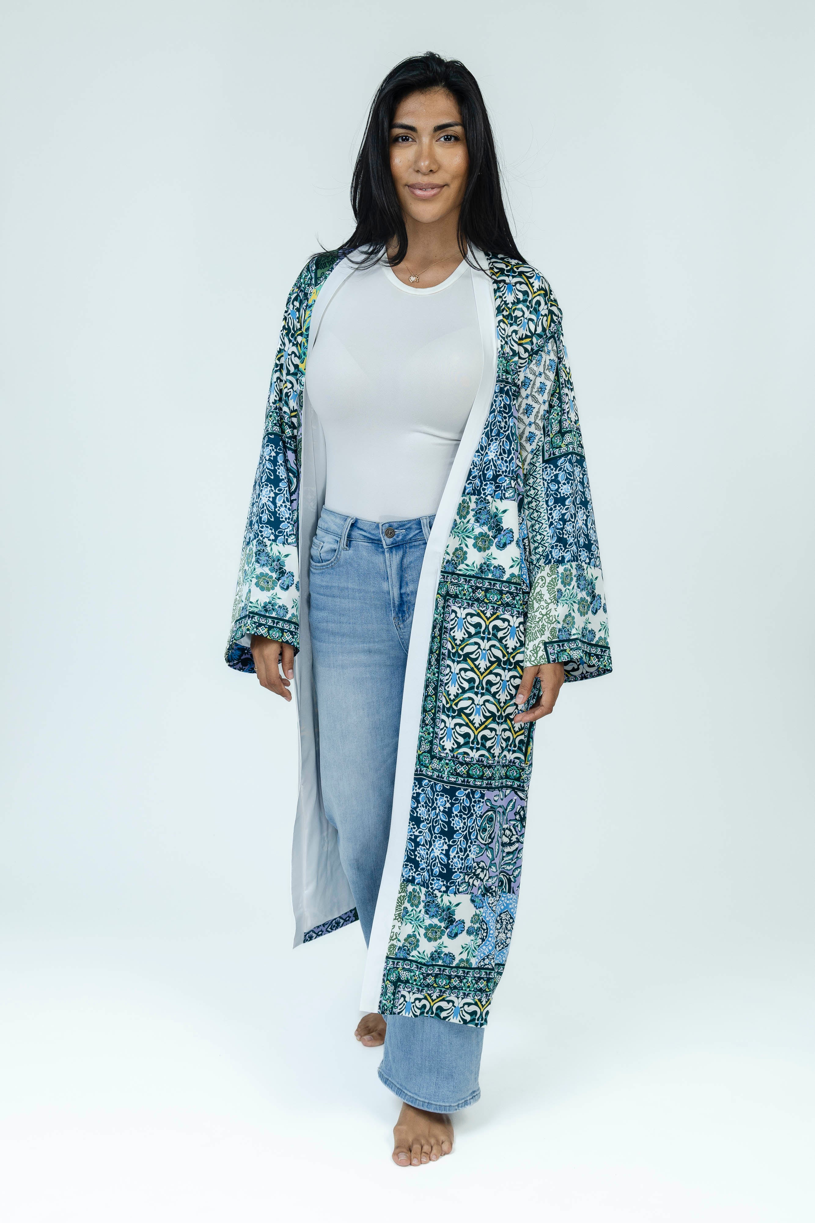 Patchwork Silk Kimono