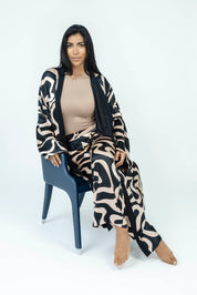 DuneContour Silk Set | Kimono + Pants