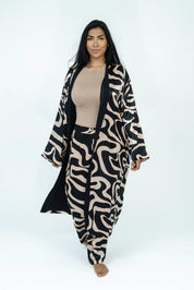 DuneContour Silk Set | Kimono + Pants
