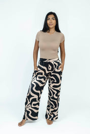 DuneContour Silk Set | Kimono + Pants