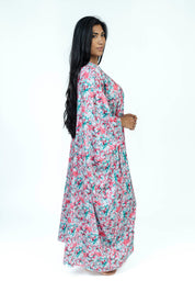 BloomMist Silk Dress