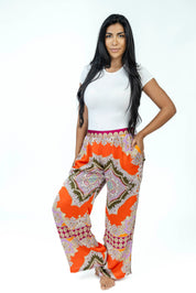 FireOpal Silk Set | Kimono + Pants