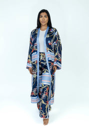 Nautical Knot Silk Kimono