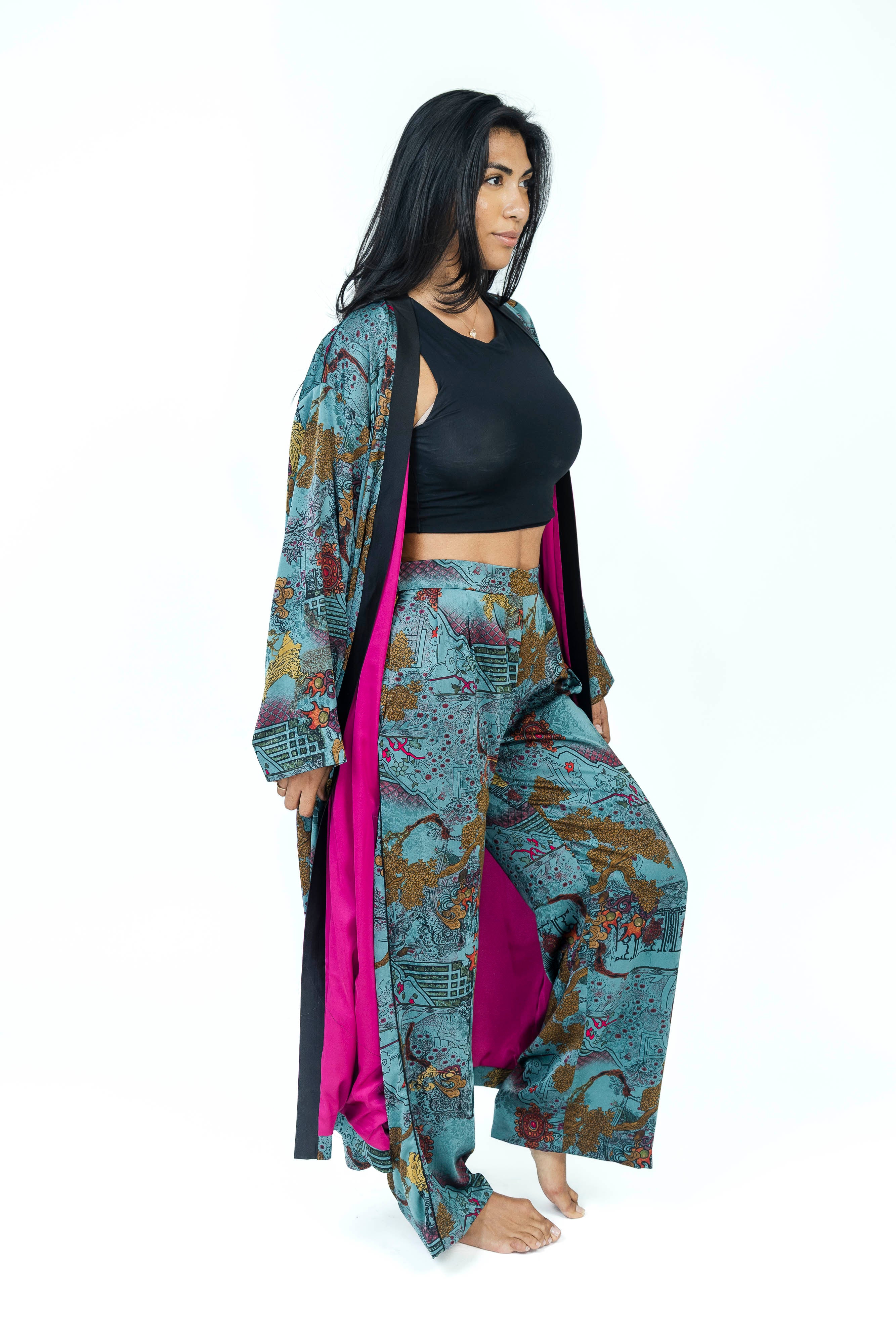 Moonfire Silk Kimono