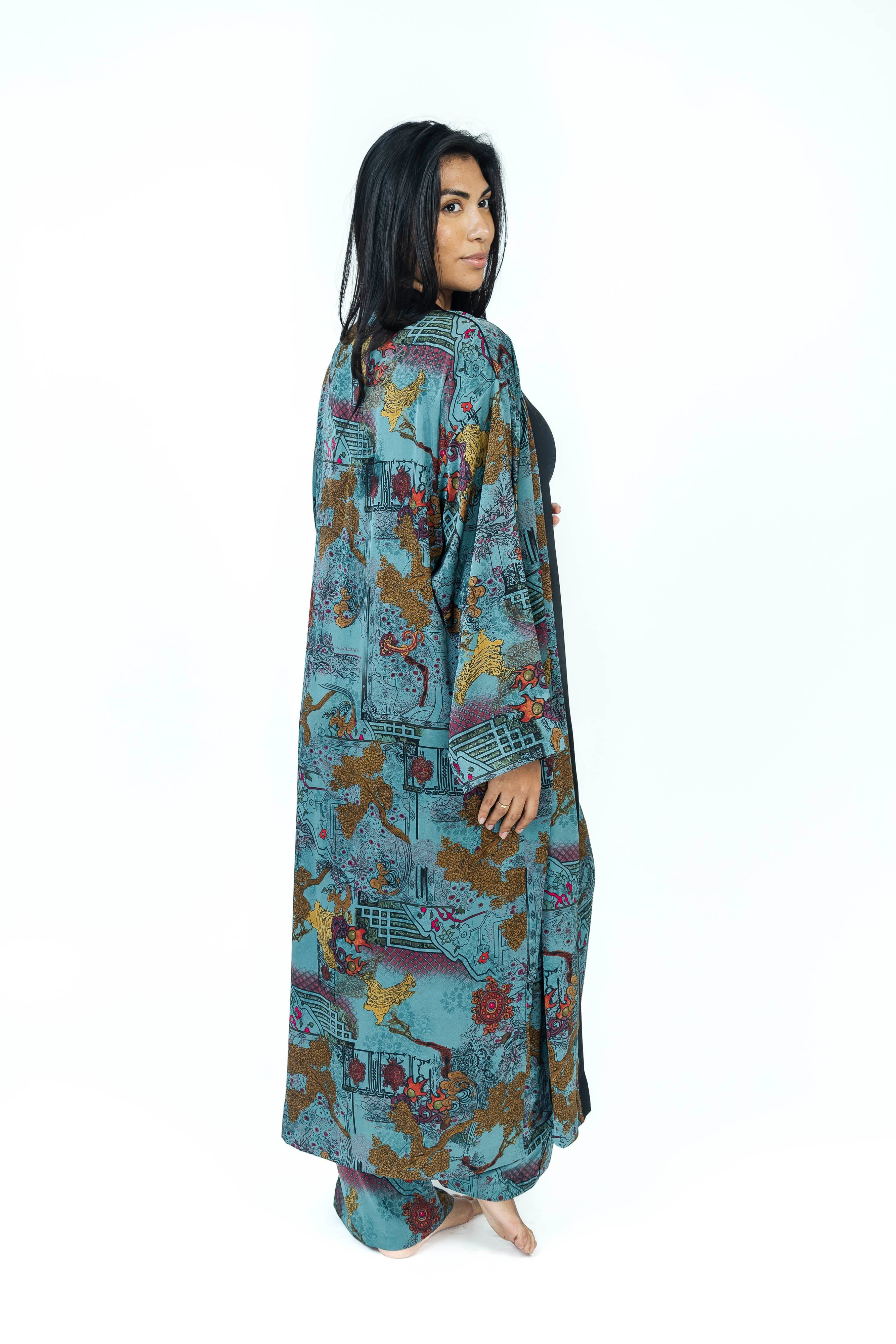 Moonfire Silk Kimono