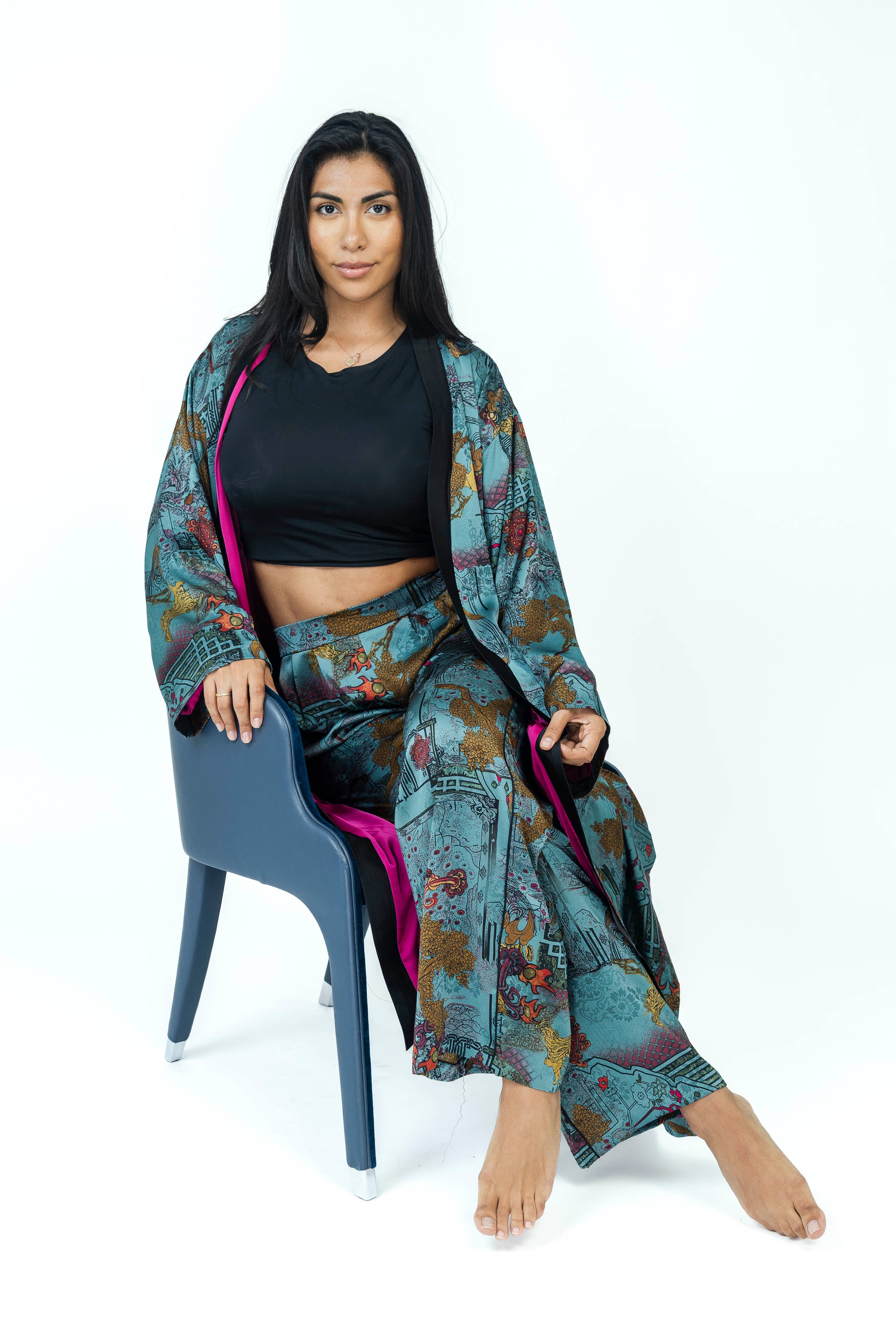 Moonfire Silk Kimono